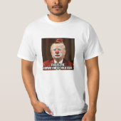 T-SHIRT DONALD TRUMP SCARY CLOWN (Devant)