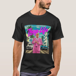 T-shirt Donald Trump Thug Life