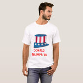 T-shirt Donald Trump, Triomphe oncle Sam Casquette USA 201 (Devant entier)