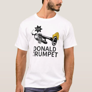 T-shirt Donald Trump Trumpet Drôle