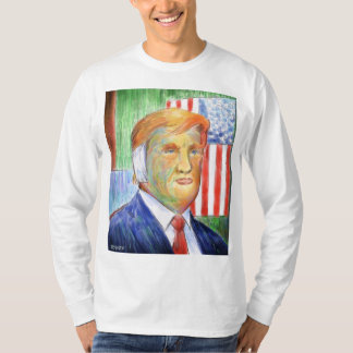 T-shirt Donald Trump Van Gogh Chemise à manches longues