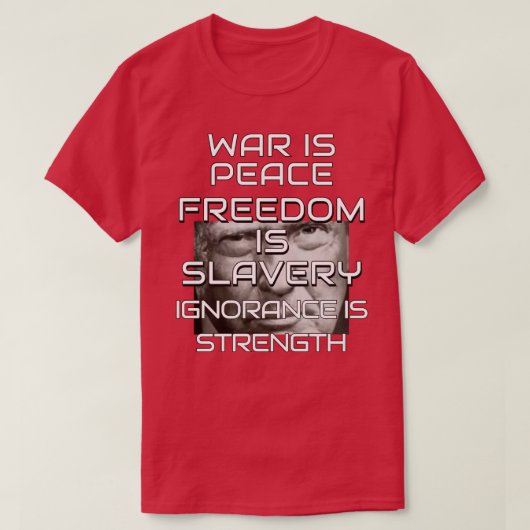 T-shirt Donald Trump War is Peace (Design devant)