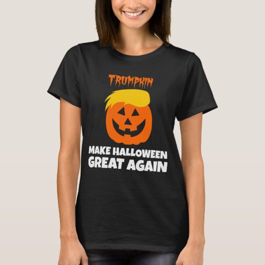 T-shirt Donald Trumpkin rendent Halloween grand encore (Devant)