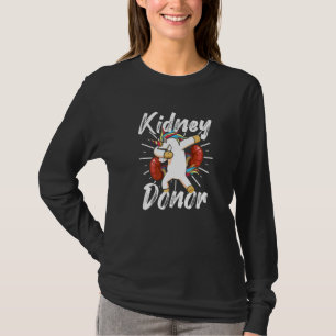 T-shirt Donateur de greffe de rein Chirurgie Unicorne Récu