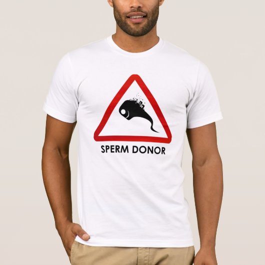 T-shirt donateur de sperme (Devant)