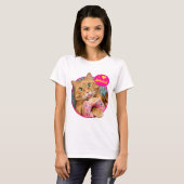 T-shirt Donateur mangeant des chats (Devant entier)