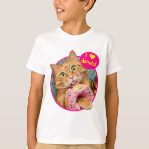 T-shirt Donateur mangeant des chats