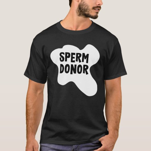 T-shirt Donateur Sperm Homme (Devant)