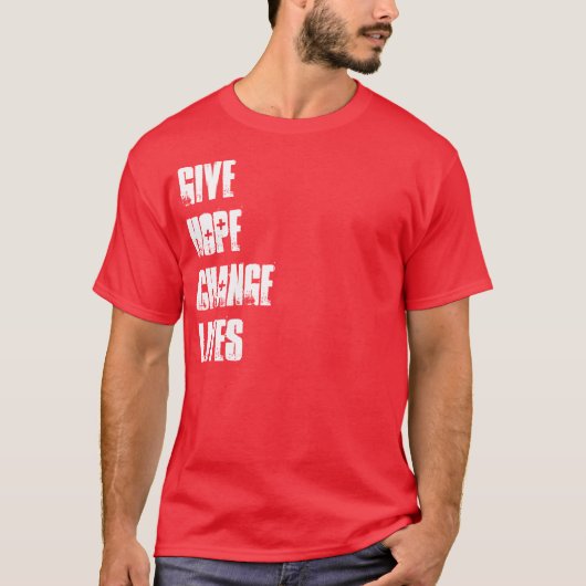 T-SHIRT + DONATION DE CROIX-ROUGE + DONNEZ LA PIÈCE EN T (Devant)