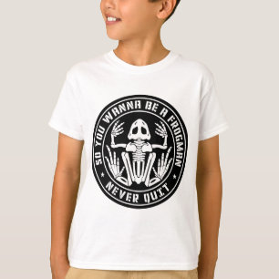 T-shirt Donc Vous Voulez Être Un Patch Frogman "Ne Quittez