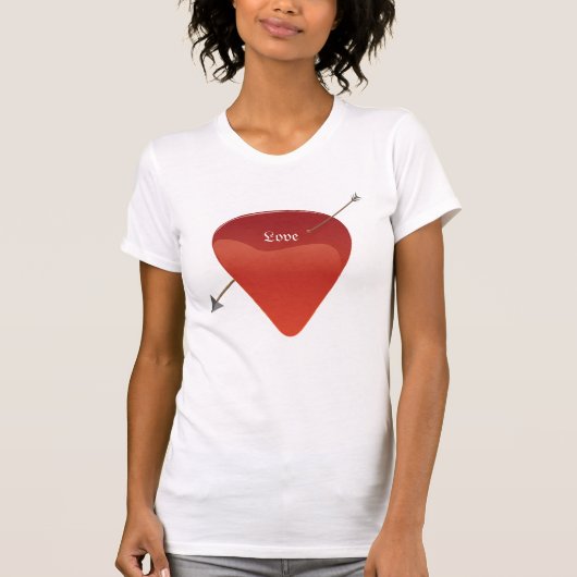 T-shirt d'onglet de guitare (Devant)