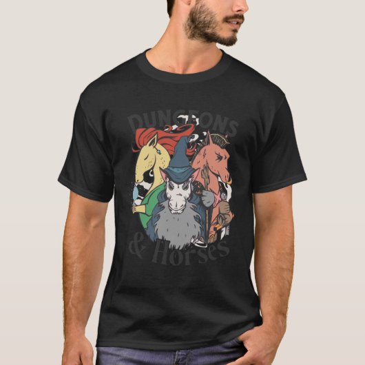 T-shirt Donjons & Chevaux (Devant)