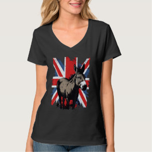 T-shirt Donkey britannique sur la Grande-Bretagne Donkey