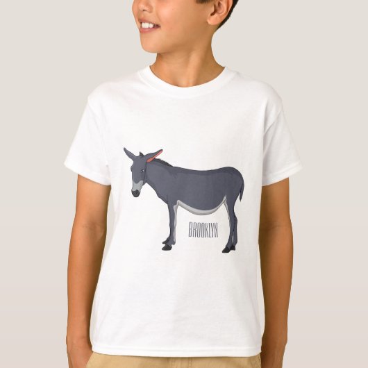 T-shirt Donkey cartoon (Devant)