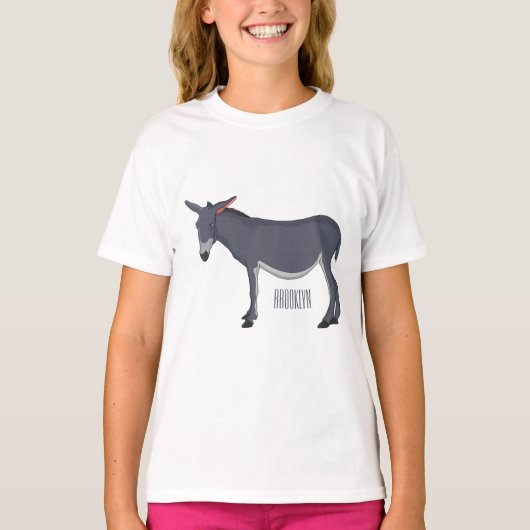 T-shirt Donkey cartoon (Devant)