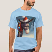 T-shirt Donkey de Noël 2 (Devant)