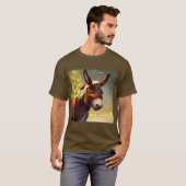 T-shirt Donkey de Noël 4 (Devant entier)