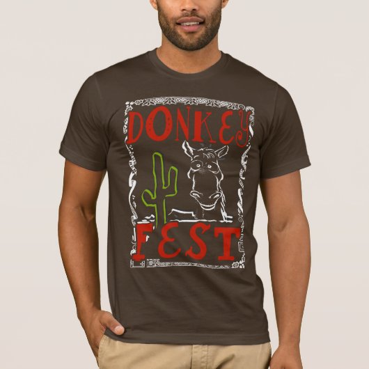 T-shirt Donkey Fest (Devant)