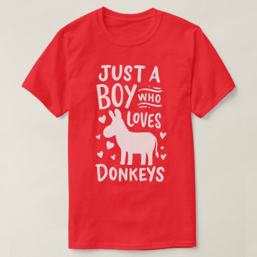 T-shirt Donkey Lover (Design devant)