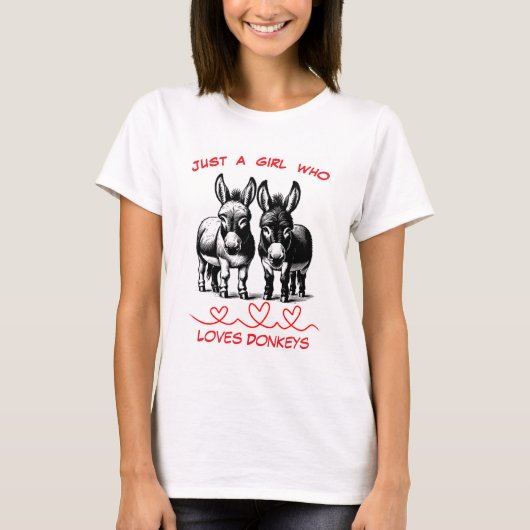 T-shirt Donkey Lover (Devant)