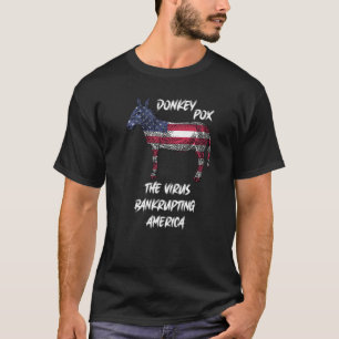 T-shirt Donkey Pox Democrats Politique Défaillance Amériqu