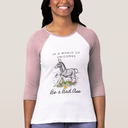 T-shirt Donkey, t-shirt à manches longues (Devant)