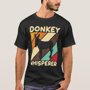T-shirt Donkey Whisperer Donkey