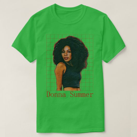 T-shirt Donna Summer Retro Design (Design devant)