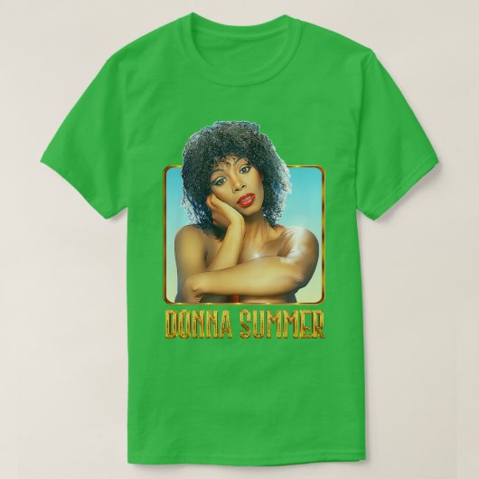 T-shirt Donna Summer Retro les années 70 Fan Art Design (Design devant)