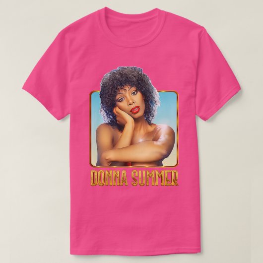T-shirt Donna Summer Retro les années 70 Fan Art Design (Design devant)