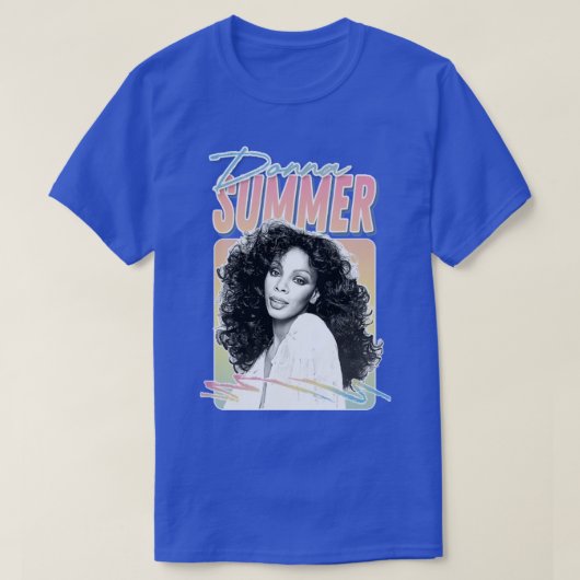 T-shirt Donna Summer Retro Style Fan Art Design9 (Design devant)