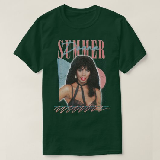 T-shirt Donna Summer Retro Style Fans Art Design (Design devant)