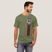 T-shirt Donnachaidh (Robertson) Red tartan Crest (Devant entier)