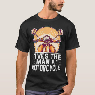 T-shirt Donne À L'Homme Une Moto