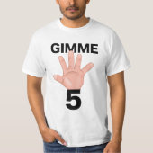 T-shirt Donne m'en 5 (Devant)