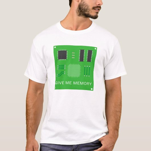 T-SHIRT DONNE-MOI DE LA MÉMOIRE (Devant)