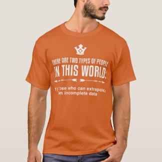 T-shirt Données amusantes Statistiques de science des donn