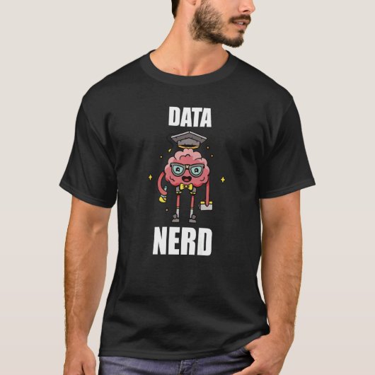 T-shirt Données nerd (Devant)
