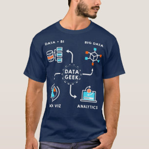 T-shirt Données pour les analystes de données et les ing