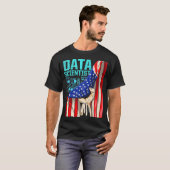 T-shirt Données Scientifique Pride Plan Data Science Mines (Devant entier)