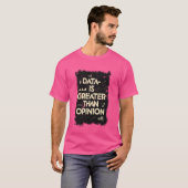 T-shirt Données, Statistiques, Analyse de données, Data Sc (Devant entier)