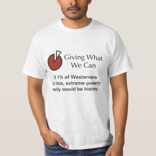 T-shirt Donner ce que nous pouvons - 8 (Devant)