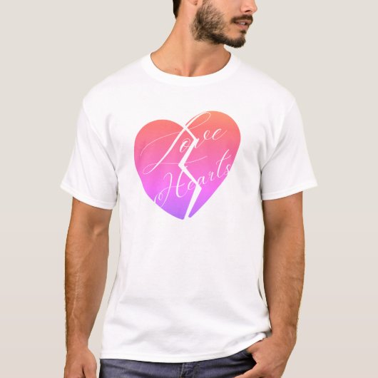 T-shirt Donner de l'amour à la Saint-Valentin (Devant)