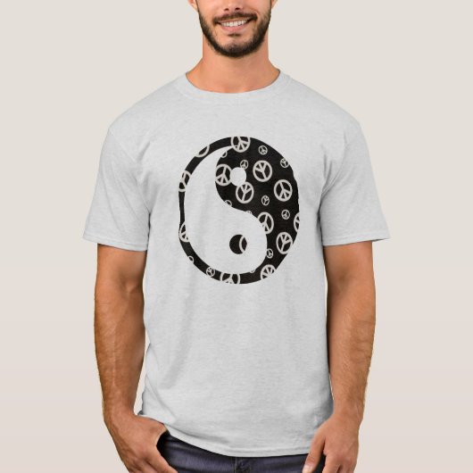 T-shirt Donner la paix à Yin et Yang (Devant)
