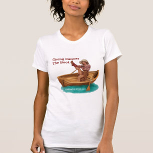 T-shirt Donner le cancer au début