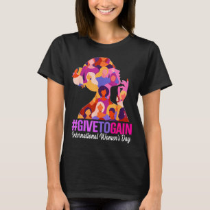 T-shirt Donner pour gagner la journée internationale des f