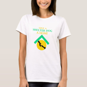 T-shirt donner un refuge à un chien