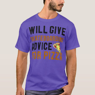 T-shirt Donnera Des Conseils De Skateboard Pour Pizza Funn