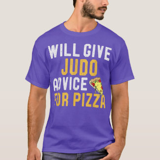 T-shirt Donnera Judo Conseils Pour Pizza Funny Meican Food