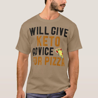 T-shirt Donnera Keto Conseils Pour Pizza Funny Ketogy Di